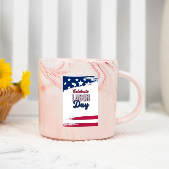 labor day Marble Mugs