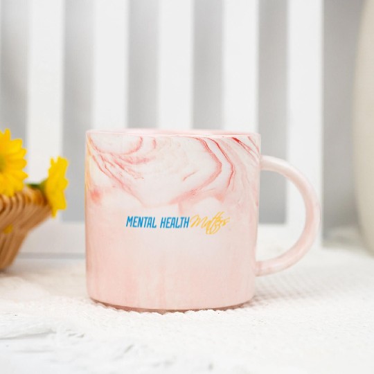 mental health matters quote Marble Mugs