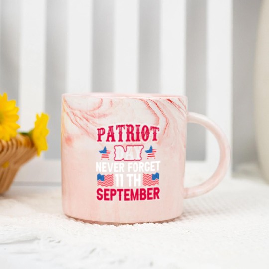 9/11 Patriot Day USA, Patriot Day, Never Forget Marble Mugs