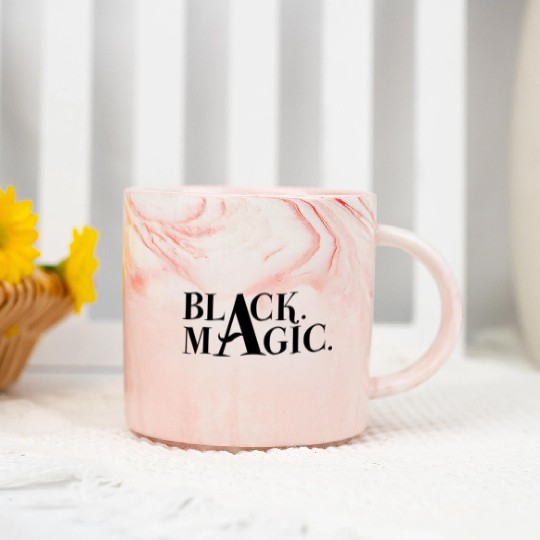 Black. Magic. Marble Mugs