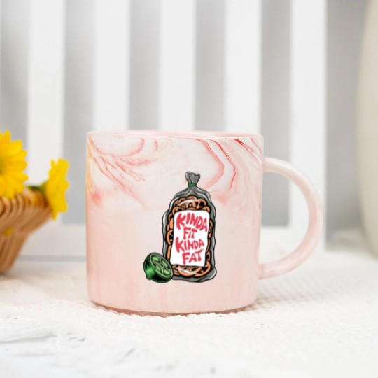 gym work school Marble Mugs