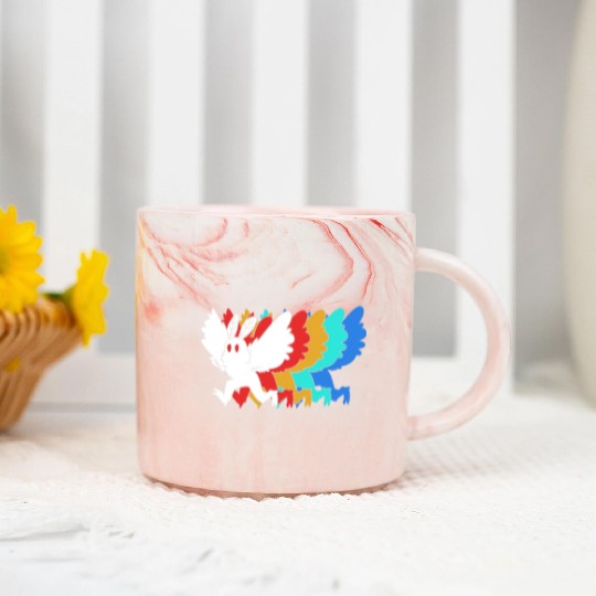 Cryptozoologist Cryptid Mothman Marble Mugs