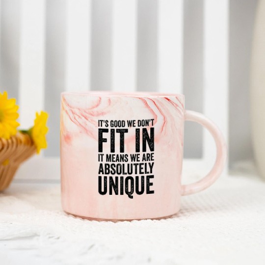 Positivity Misfits Poets Poetry Unique Uniqueness Marble Mugs