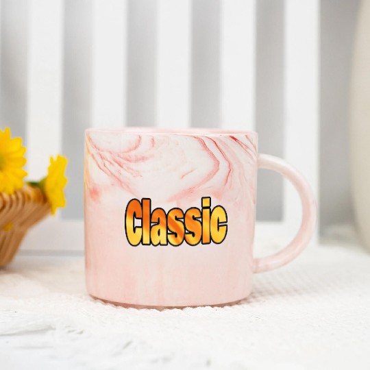 Classic On Fire Letters Word Art Use This Design Marble Mugs