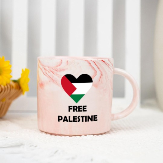 free palestine Marble Mugs