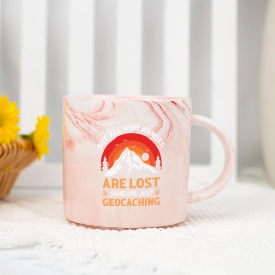 Not All Who Wander Are Lost Hunting Marble Mugs