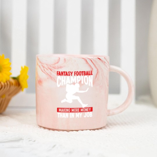 Fantasy Football Championship making Money Team Marble Mugs
