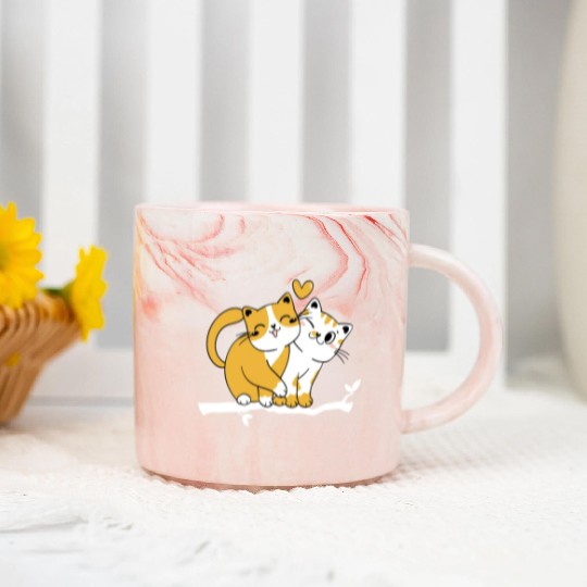 Cat Owner Cute Cat Lover Baby Cats Owner I Cute Ca Marble Mugs