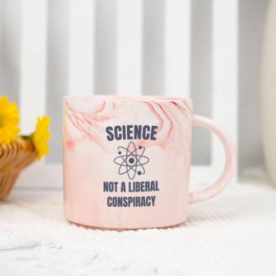 Science Not a Liberal Conspiracy Scientist Marble Mugs