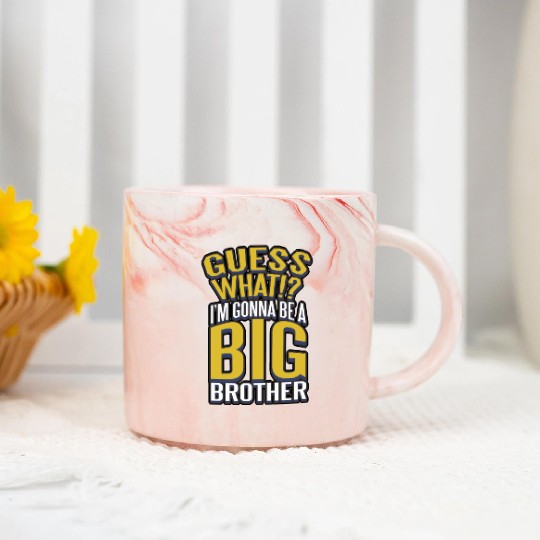Big Brother Finally Novelty Design For Boys & Marble Mugs