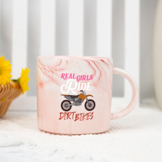 Dirt Bike Electric Motocross Riding MX Rider Marble Mugs