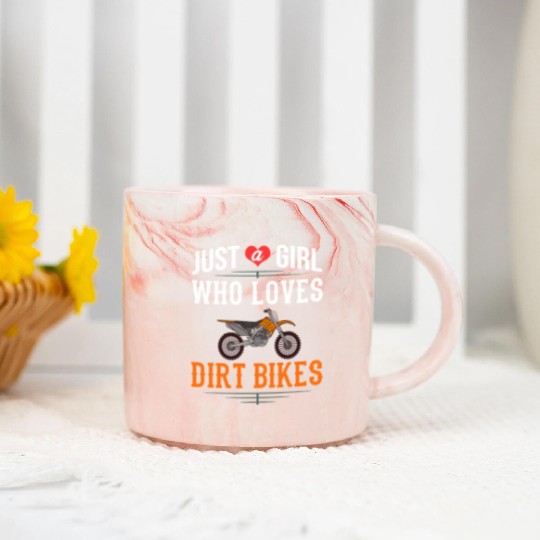 Dirt Bike Electric Motocross Riding MX Rider Marble Mugs