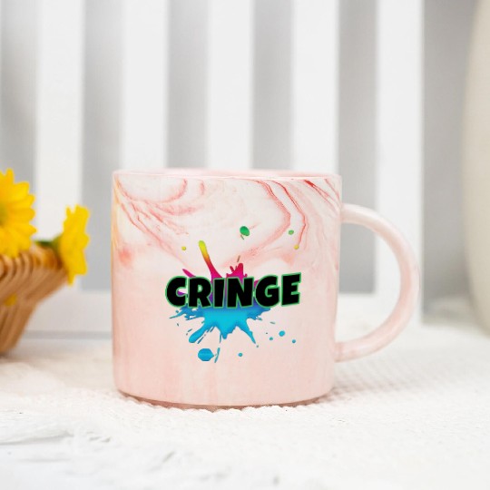 CRINGE Marble Mugs