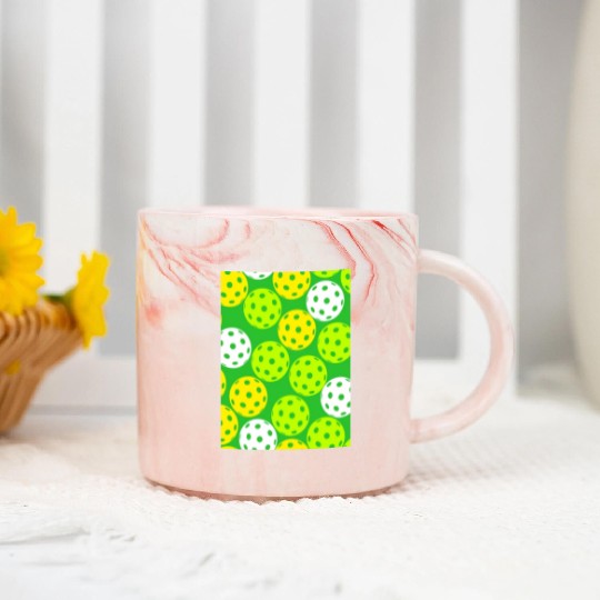pickle ball Marble Mugs