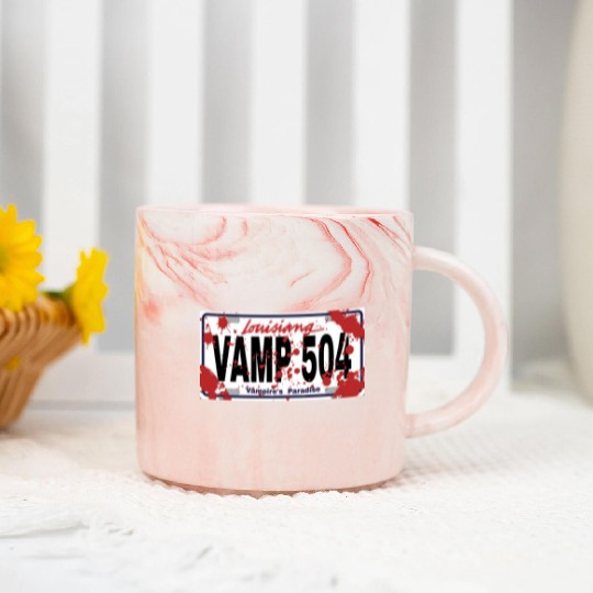 Vamp 504 Louisiana Vampire's Paradise Marble Mugs