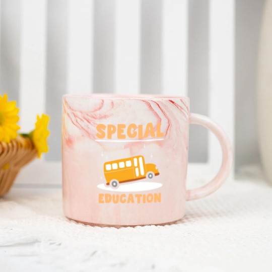 Special Education Awareness Sped Teacher Cute Marble Mugs