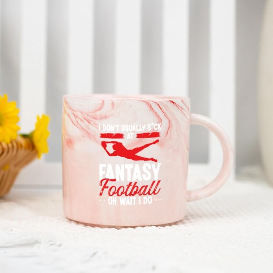 Fantasy Football Player Oh Wait I do Fantasy Team Marble Mugs