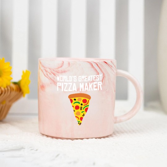 World s greatest pizza maker Marble Mugs