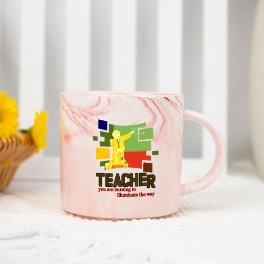 teacher's day Marble Mugs