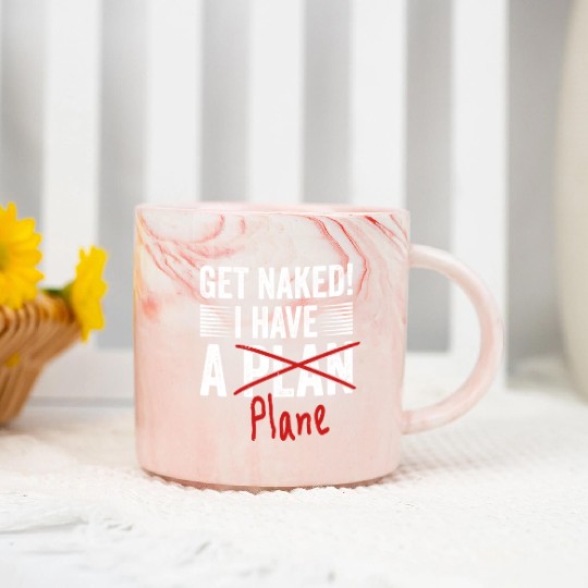 Airline Pilot Aviation Pun For a Corporate Pilot Marble Mugs