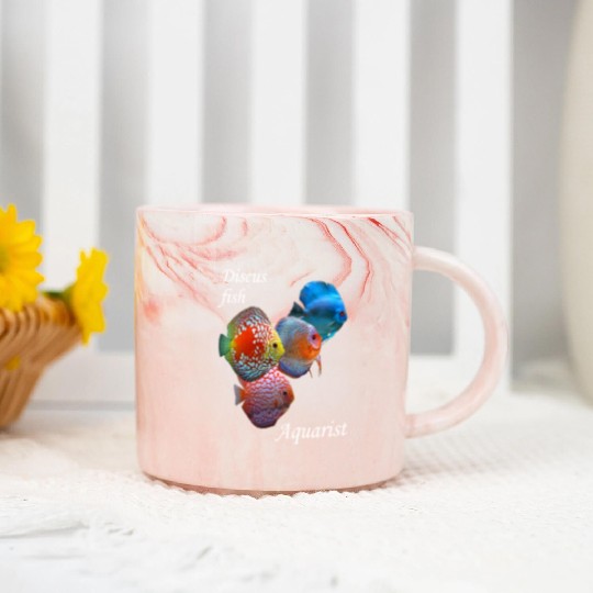 DISCUS FISH AQUARIST Marble Mugs