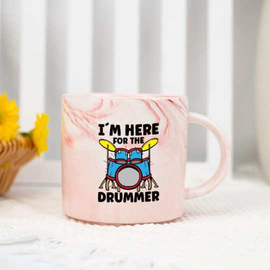Drummer Drums Music Drum Set Drumming Marble Mugs