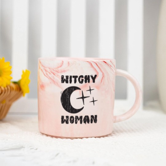 Witchy Woman - magic halloween Marble Mugs