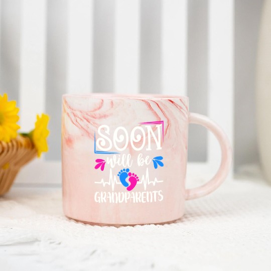 We Will Soon Become Grandparents, Be Grandparents Marble Mugs