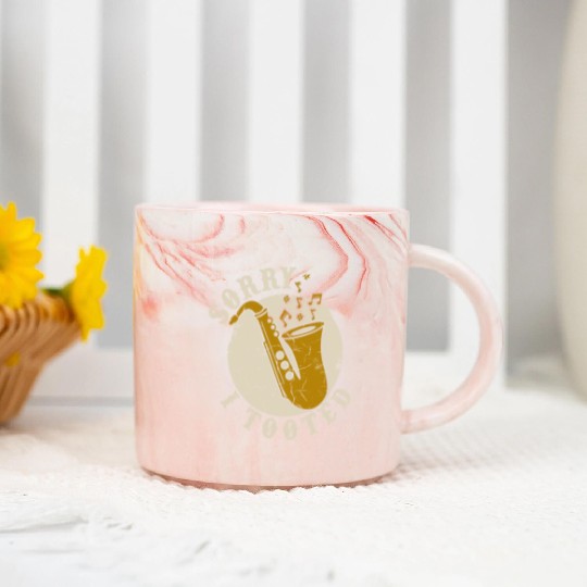 Hilarious Trumpet Player Jazz Music Lover Marble Mugs