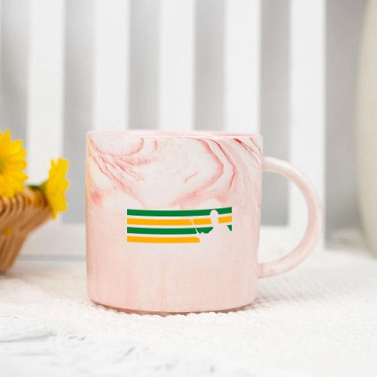 PAPAL COLORS SILHOUETTE Marble Mugs