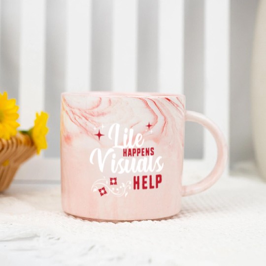 Sped Teacher Aba Therapy Life Happens Visuals Help Marble Mugs