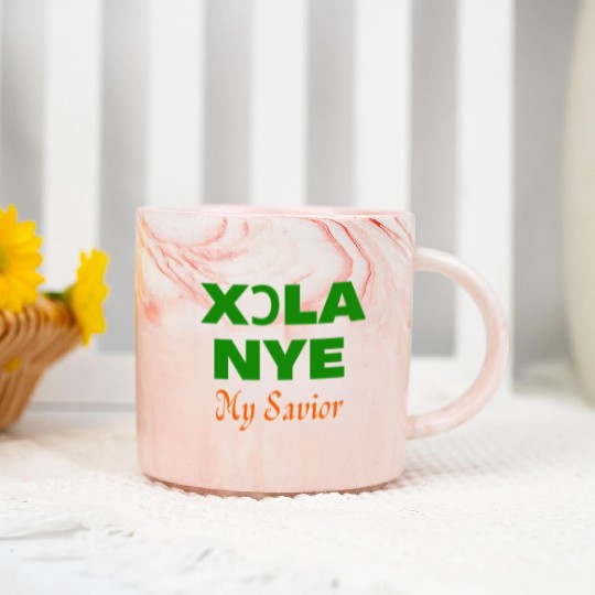 XORLA NYE OR MY SAVIOR Marble Mugs