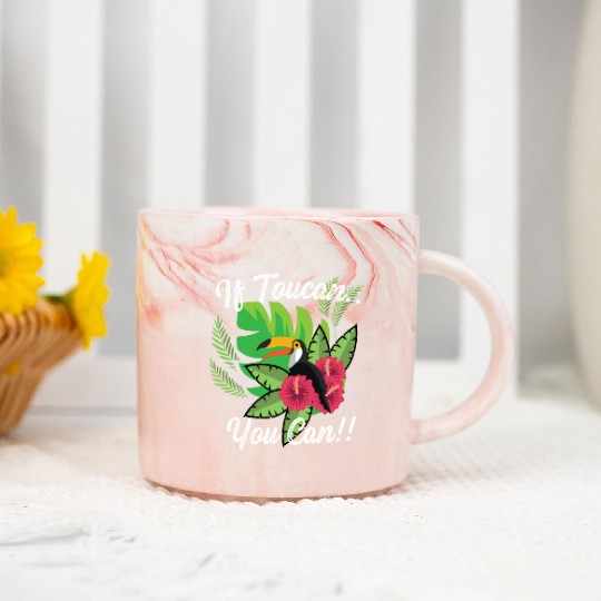 You Can Courageous Person Gift Marble Mugs