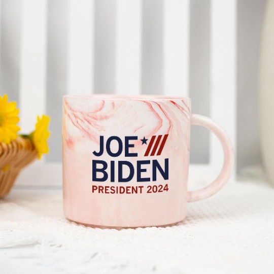 Joe Biden President 2024 Marble Mugs