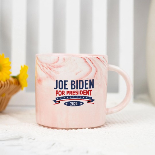 Joe Biden For President 2024 Marble Mugs