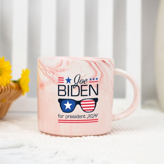 Joe Biden For President 2024 Marble Mugs