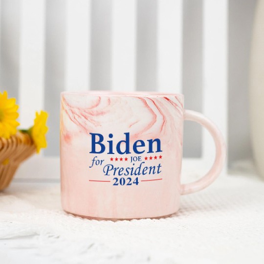 Joe Biden For President 2024 Marble Mugs