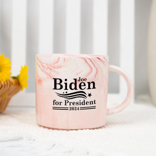 Joe Biden For President 2024 Marble Mugs