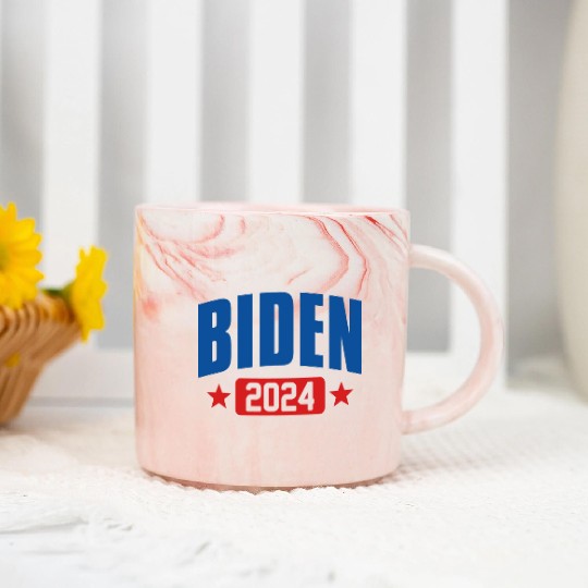 Joe Biden 2024 Marble Mugs