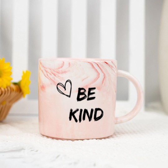 Womens Be Kind Marble Mugs Cute Graphic Blessed Marble Mugs