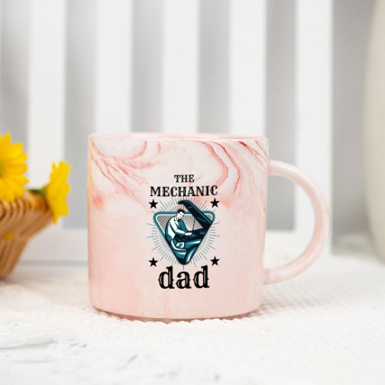 The mechanic dad Marble Mugs