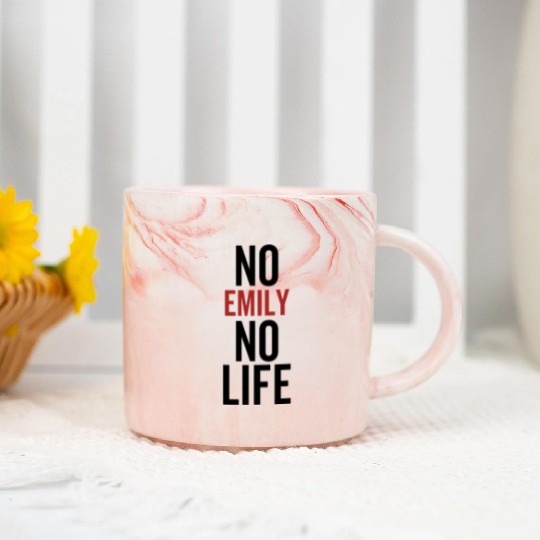 No Emily No Life Marble Mugs