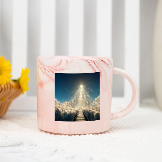 STAIRWAY TO HEAVEN Marble Mugs