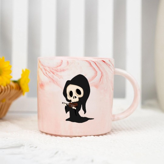 Grim Reaper Marble Mugs