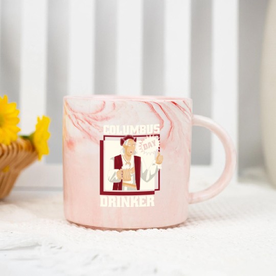 Columbus Day 1492 Marble Mugs