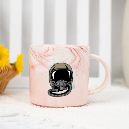 Pilot Helmet Student Pilot Gift Marble Mugs