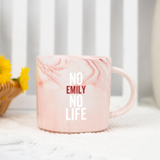 No Emily No Life Marble Mugs