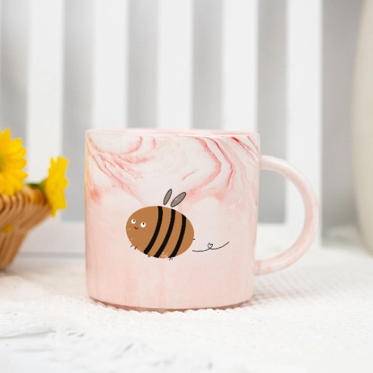 Bumblebee Marble Mugs