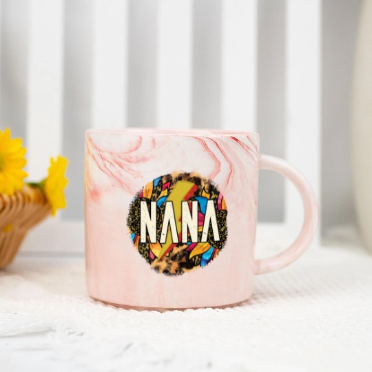 Western Nana Marble Mugs, Nana Sublimation Design, Nan