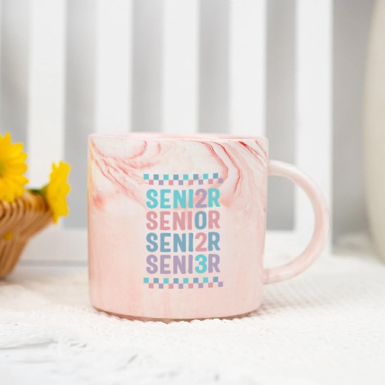 Graduation Marble Mugs, Senior Class Of 2023 Gift End